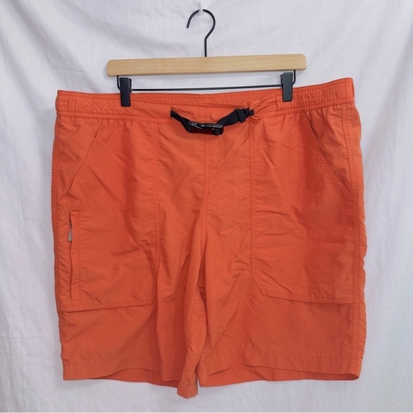 Men's Eddie Bauer Orange Mesh Liner Nylon Swim Trunks size XL - Picture 1 of 5